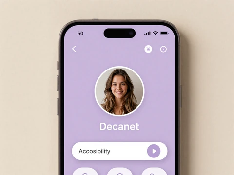 Smartphone screen showing the DisabledDating profile setup with pronoun and language preference toggles