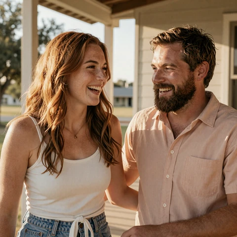 Kaci and Collin, a married couple who met on our disability dating site in February 2024