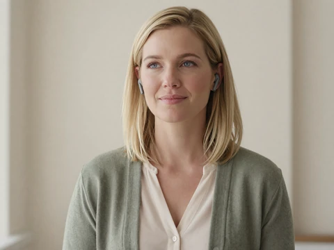 Sarah Bennett, co-founder and head of trust at DisabledDating, an Autistic woman in a sage cardigan
